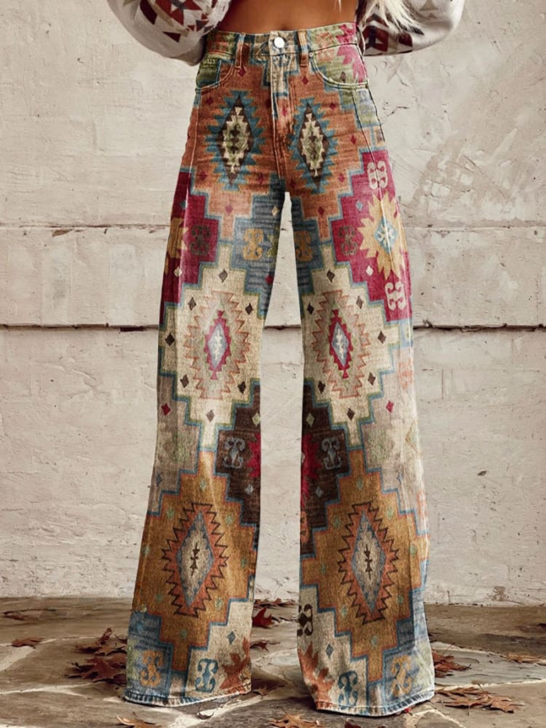 ADELAIDE |  VINTAGE BOHO WIDE-LEG PANTS