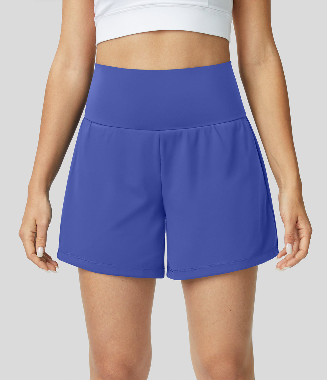 HARPER | 2-IN-1 YOGA SHORTS WITH HIGH WAIST, BACK POCKET, AND SIDE POCKETS