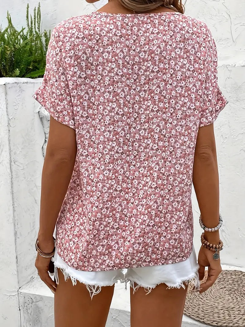 FREYA | ELEGANT FLORAL BLOUSE