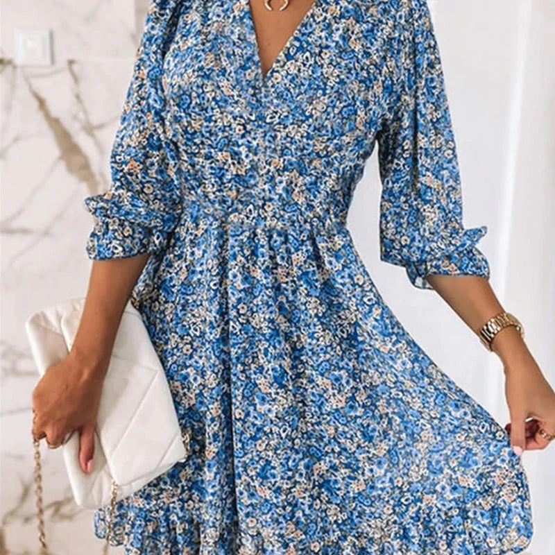 LOLA | COMFORTABLE DRESS WITH FLORAL PRINT