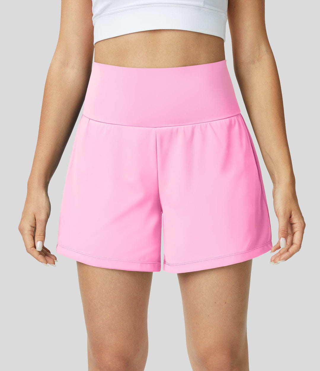 HARPER | 2-IN-1 YOGA SHORTS WITH HIGH WAIST, BACK POCKET, AND SIDE POCKETS