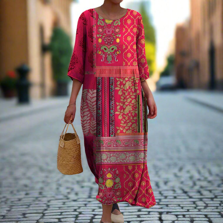 ARIA | FLOWY ETHNIC DRESS