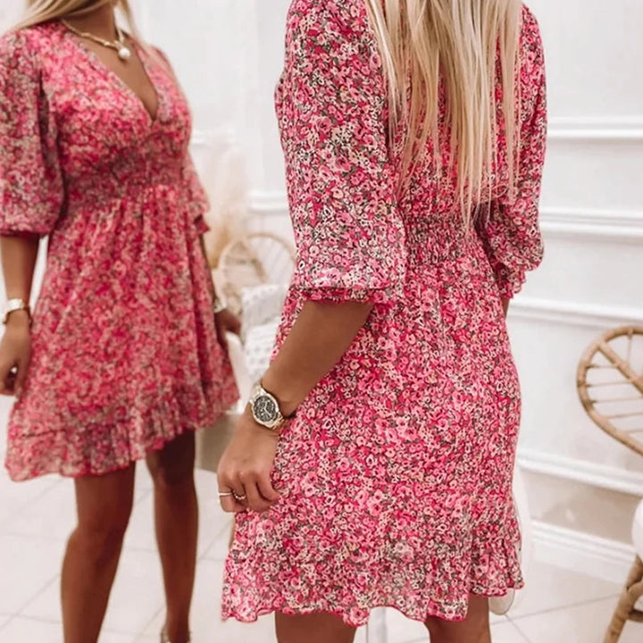 LOLA | COMFORTABLE DRESS WITH FLORAL PRINT