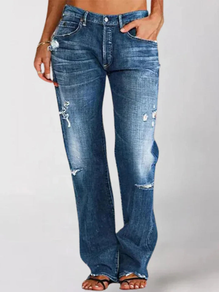 COURTNEY | ELEGANT LOW-RISE JEANS