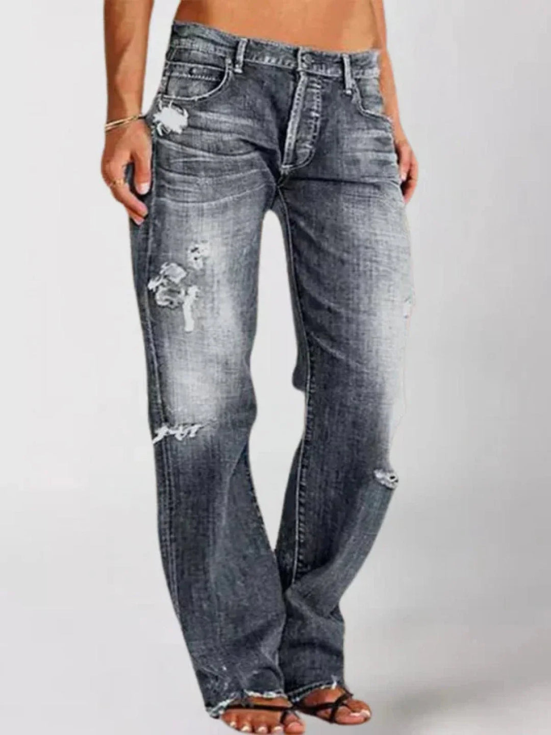 COURTNEY | ELEGANT LOW-RISE JEANS