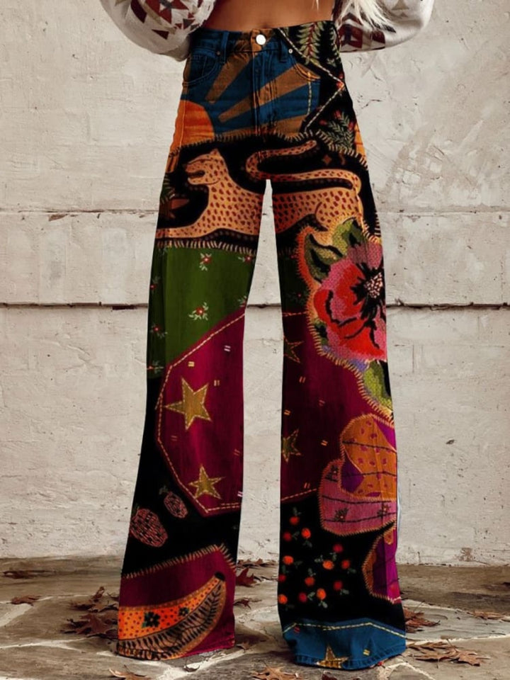 ELLA |  VINTAGE BOHO WIDE-LEG PANTS